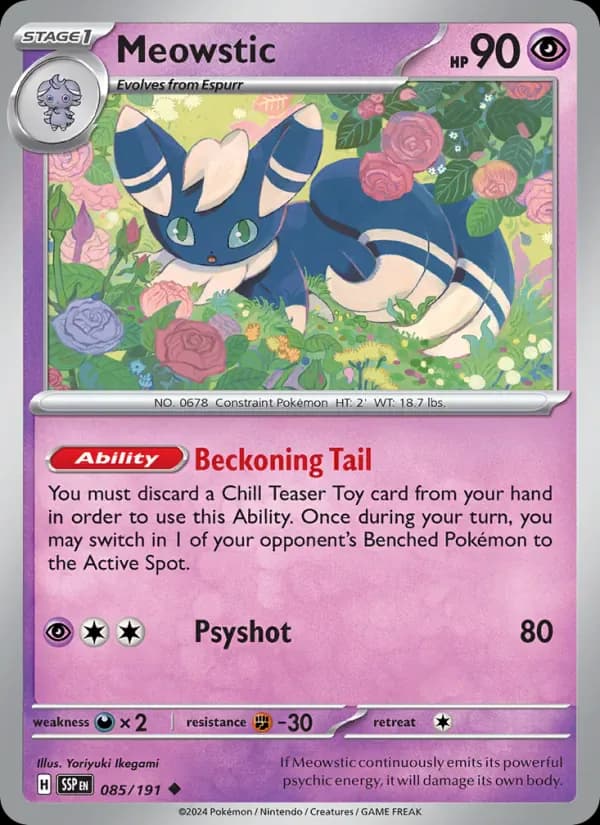 Meowstic 085/191 from Surging Sparks