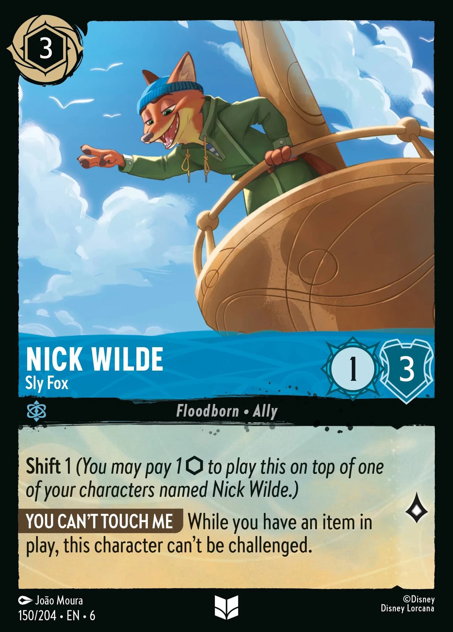 Nick Wilde - Sly Fox 150/204 from Azurite Sea