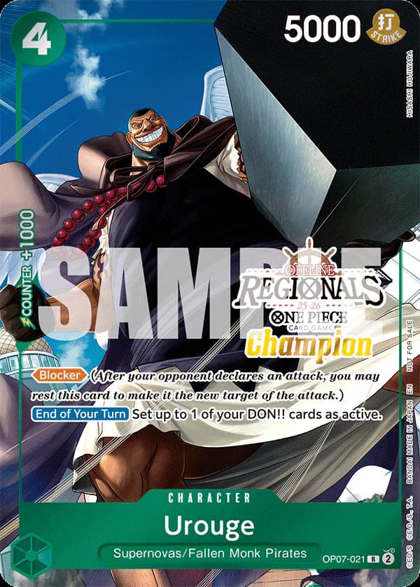Urouge OP07-021 Official alternate printing 4