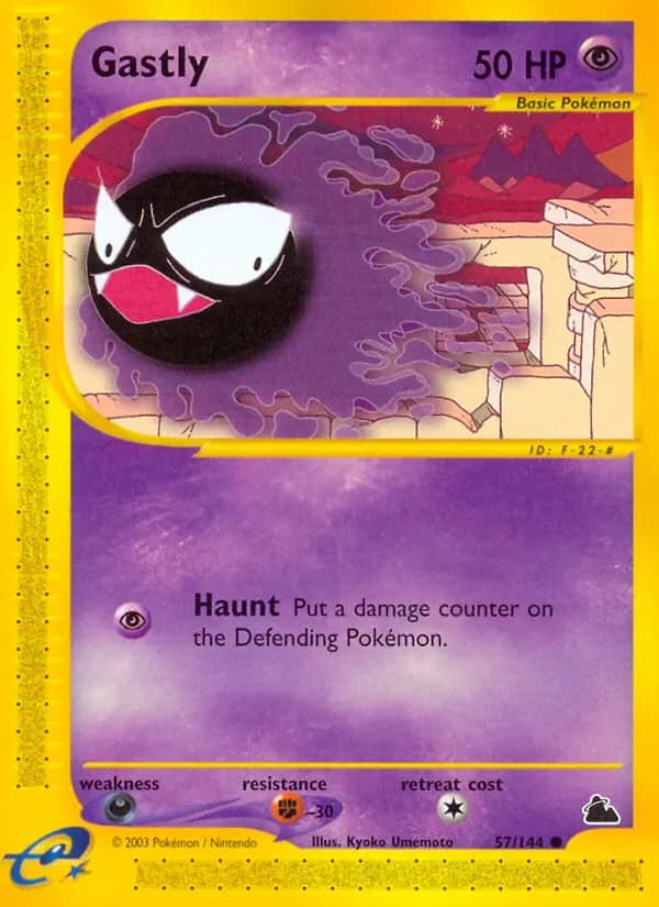 Gastly 57/144 from Skyridge