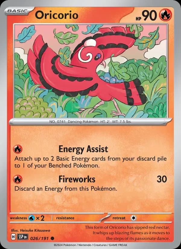 Oricorio 026/191 from Surging Sparks