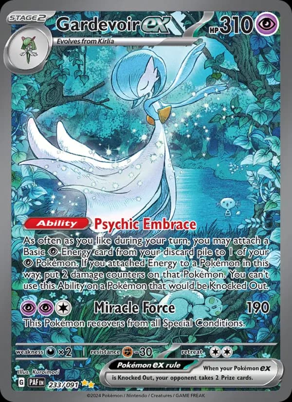 Gardevoir ex 233/91 from Paldean Fates