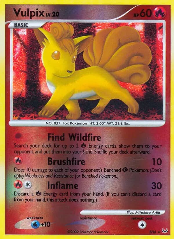 Vulpix SH6/127 from Platinum