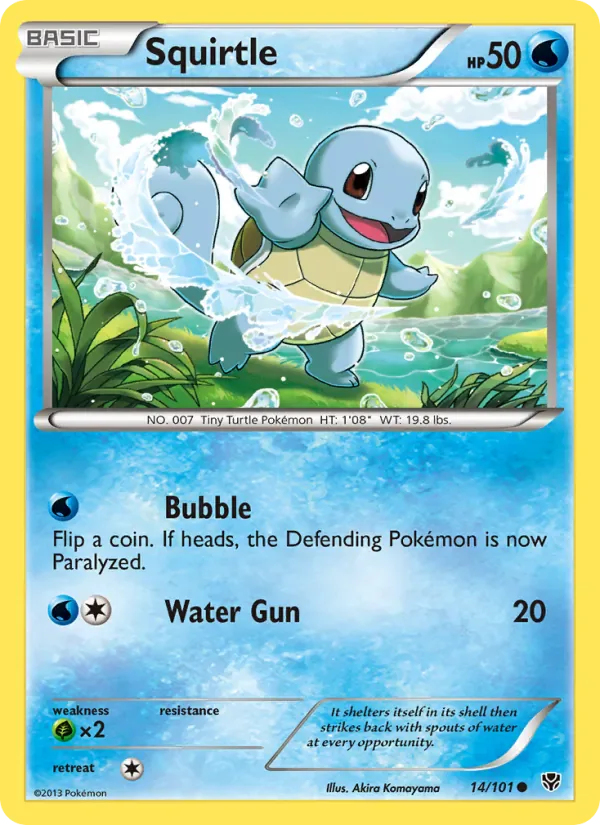 Squirtle 14/101 from Plasma Blast