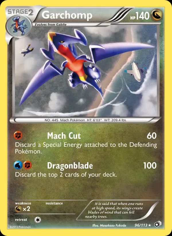 Garchomp 96/113 from Legendary Treasures
