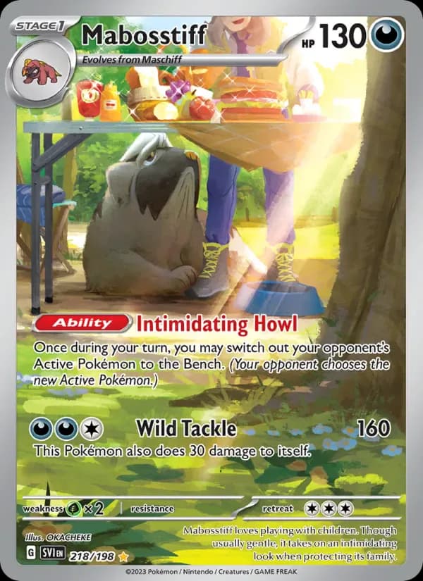 Mabosstiff 218/198 from Scarlet & Violet Base Set