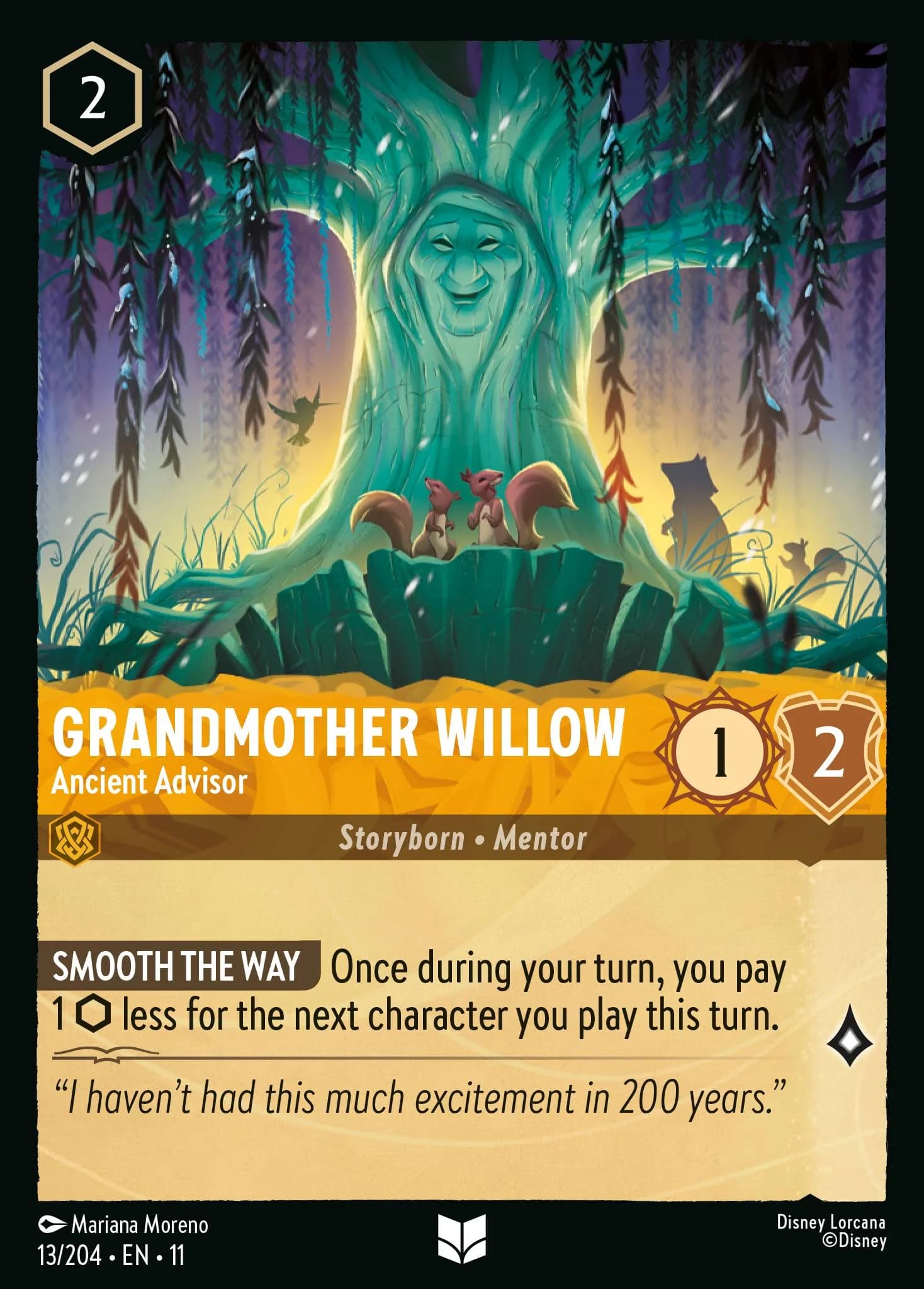Grandmother Willow - Ancient Advisor 13/204 from Winterspell