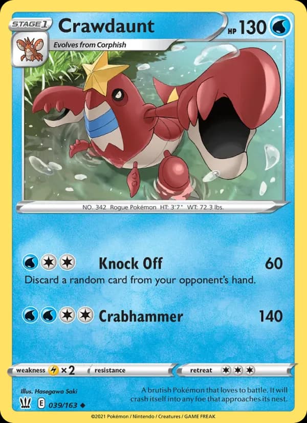 Crawdaunt 39/163 from Battle Styles