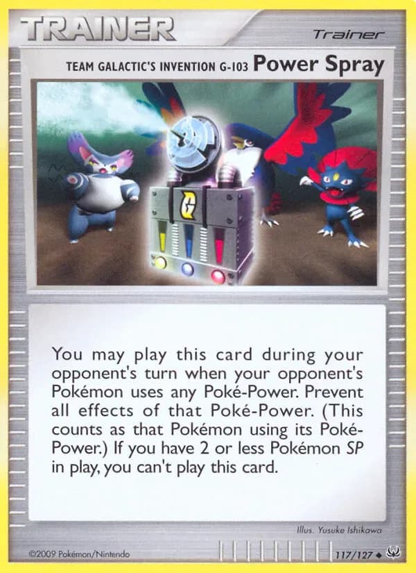 Team Galactic's Invention G-103 Power Spray 117/127 from Platinum
