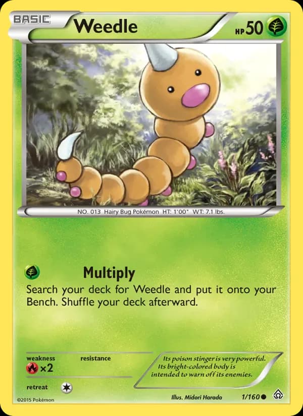 Weedle 1/160 from Primal Clash