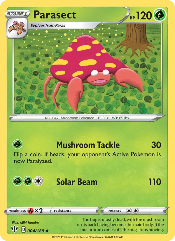 Parasect 4/189 from Darkness Ablaze