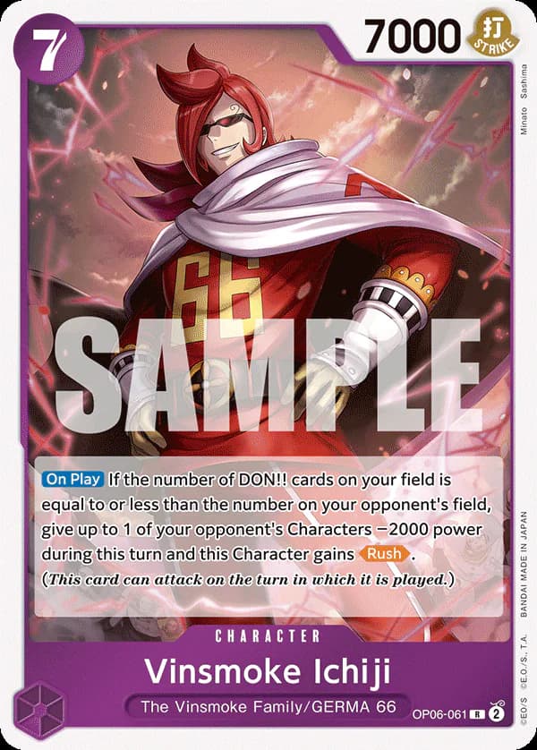 Vinsmoke Ichiji OP06-061 Standard printing