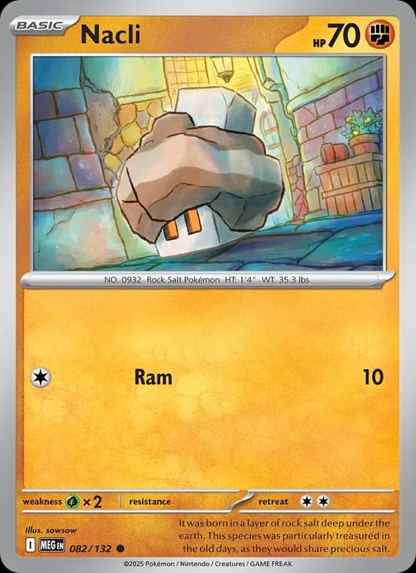 Nacli 082/132 from Mega Evolution