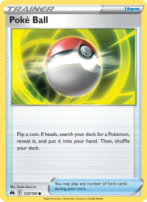 Poké Ball 137/159 from Crown Zenith