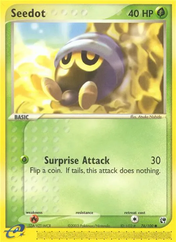 Seedot 76/100 from EX Sandstorm