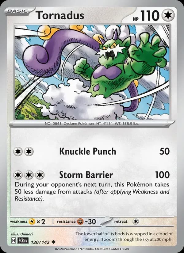 Tornadus 120/142 from Stellar Crown