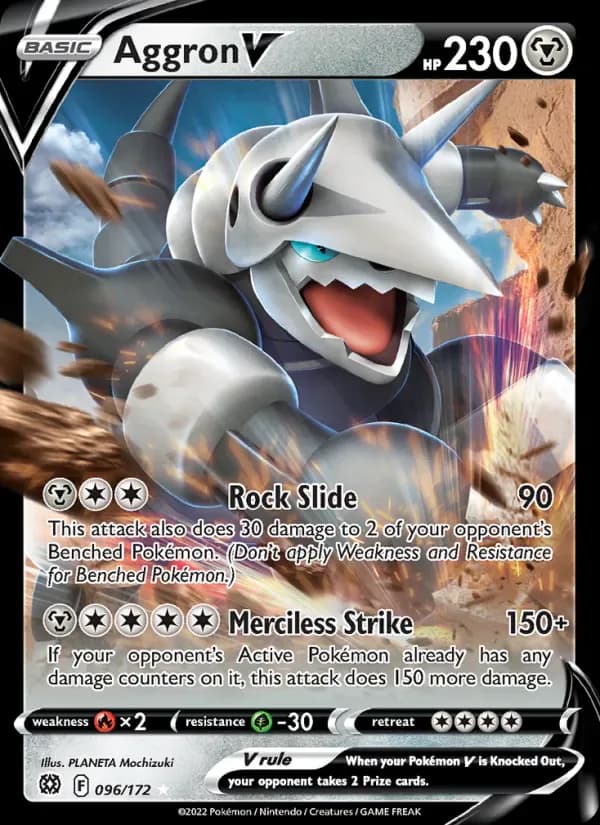 Aggron V 096/172 from Brilliant Stars