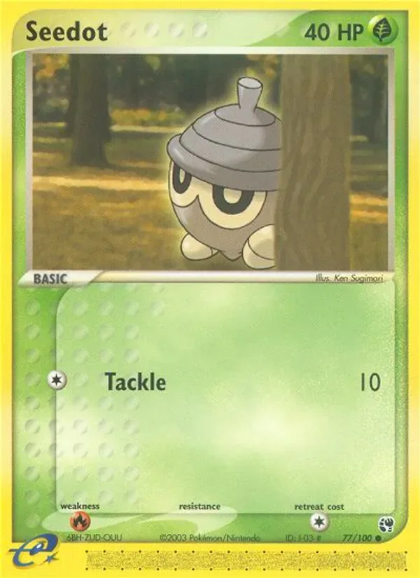 Seedot 77/100 from EX Sandstorm