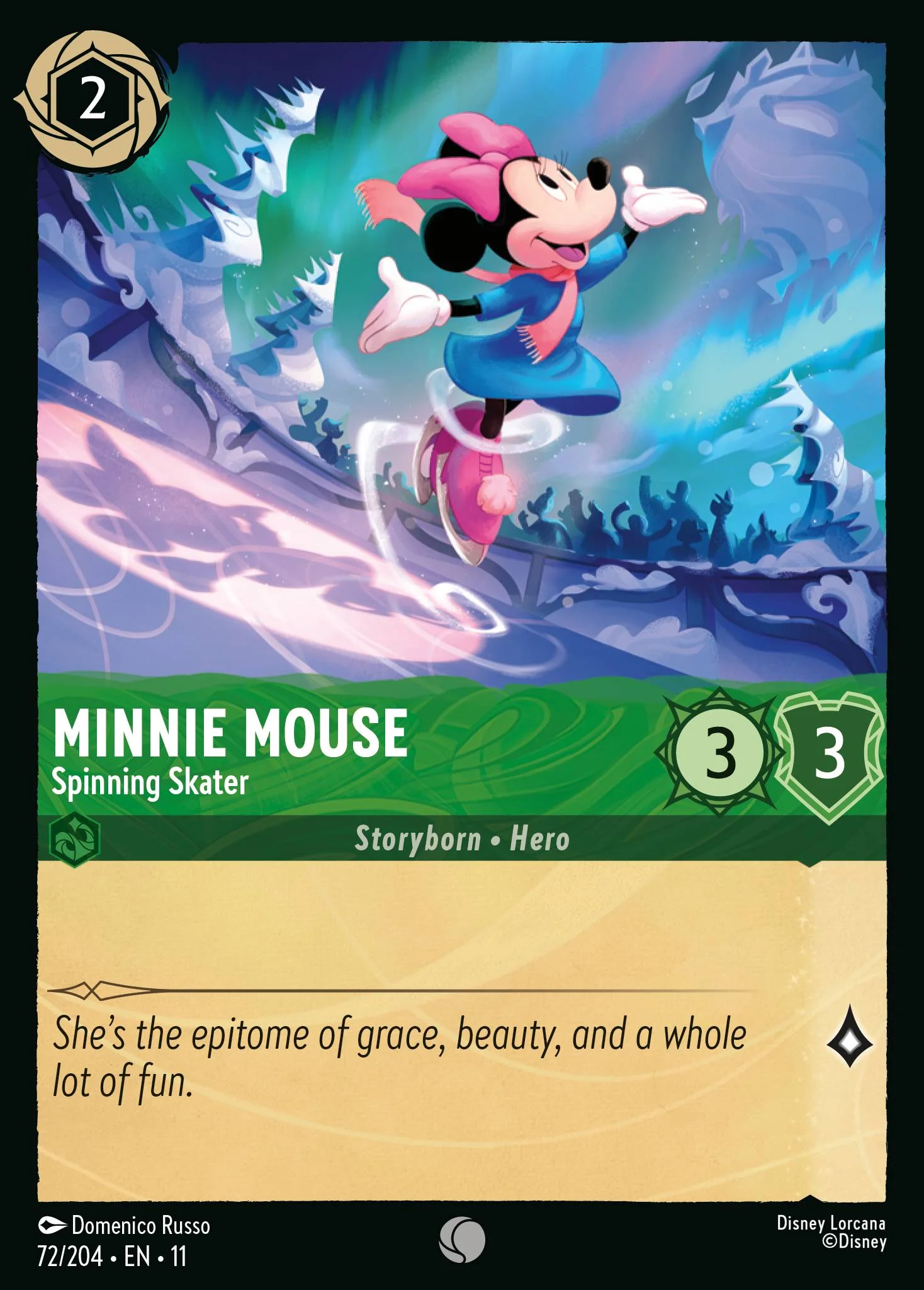 Minnie Mouse - Spinning Skater 72/204 from Winterspell