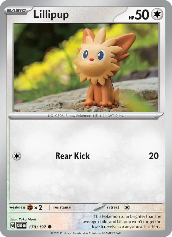 Lillipup 170/197 from Obsidian Flames