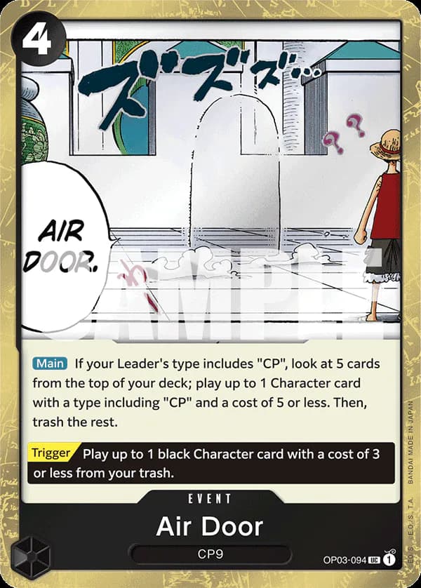 Air Door OP03-094 Official alternate printing 2