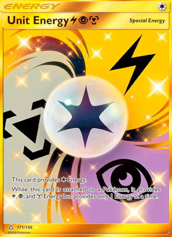 Unit Energy LightningPsychicMetal 171/156 from Ultra Prism