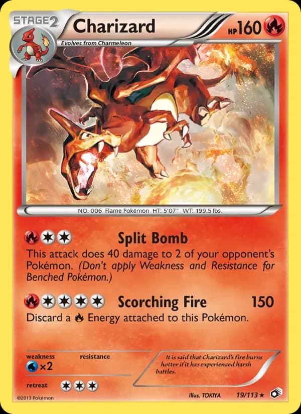 Charizard 19/113 from Legendary Treasures