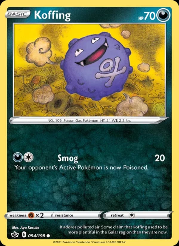 Koffing 94/198 from Chilling Reign