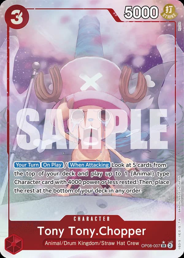 Tony Tony.Chopper OP08-007 Official alternate printing 1