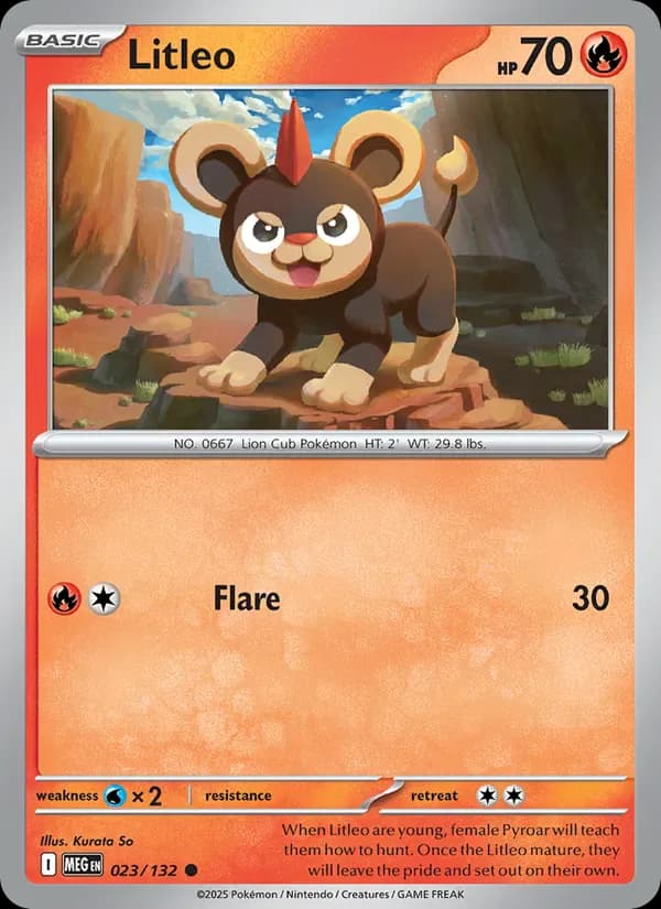 Litleo 023/132 from Mega Evolution