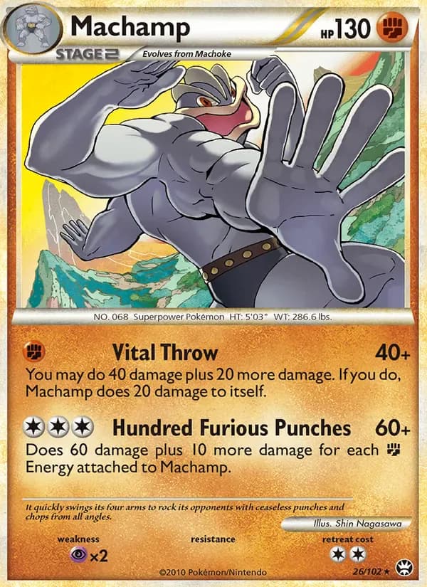 Machamp 26/102 from Triumphant