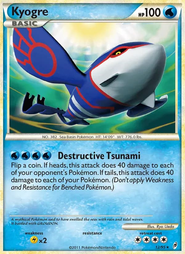 Kyogre 12/95 from Call of Legends