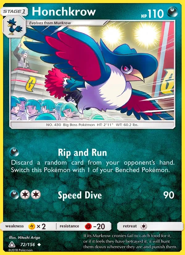 Honchkrow 72/156 from Ultra Prism