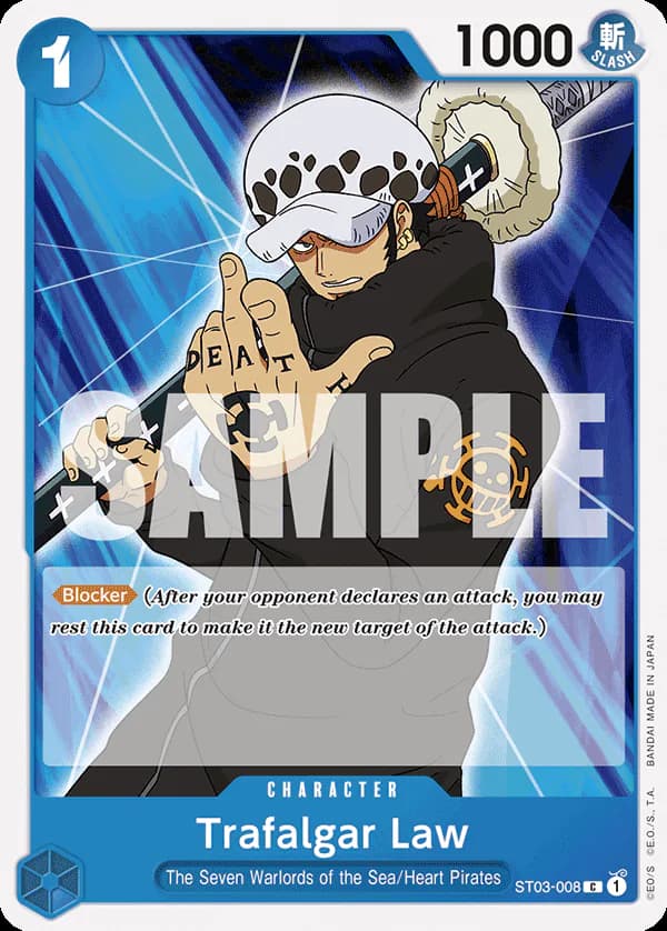 Trafalgar Law ST03-008 Official alternate printing r2