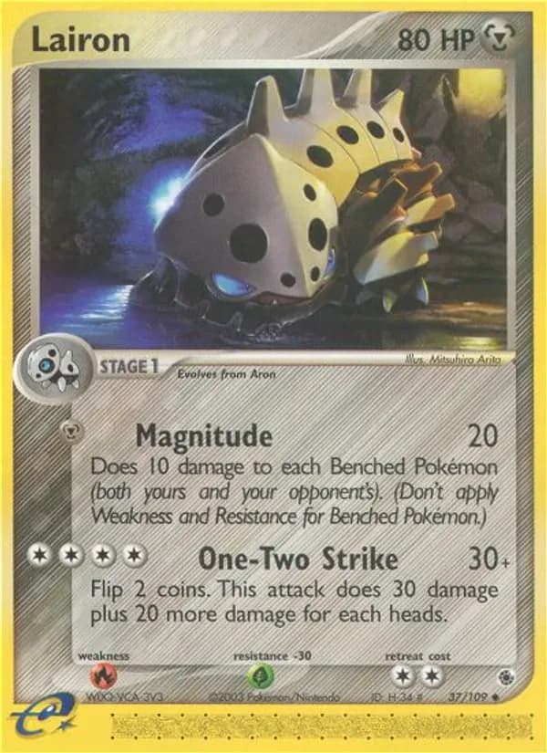 Lairon 37/109 from EX Ruby & Sapphire