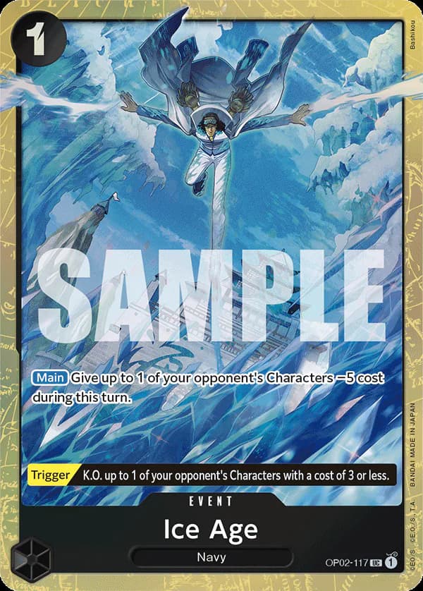 Ice Age OP02-117 Official alternate printing 7