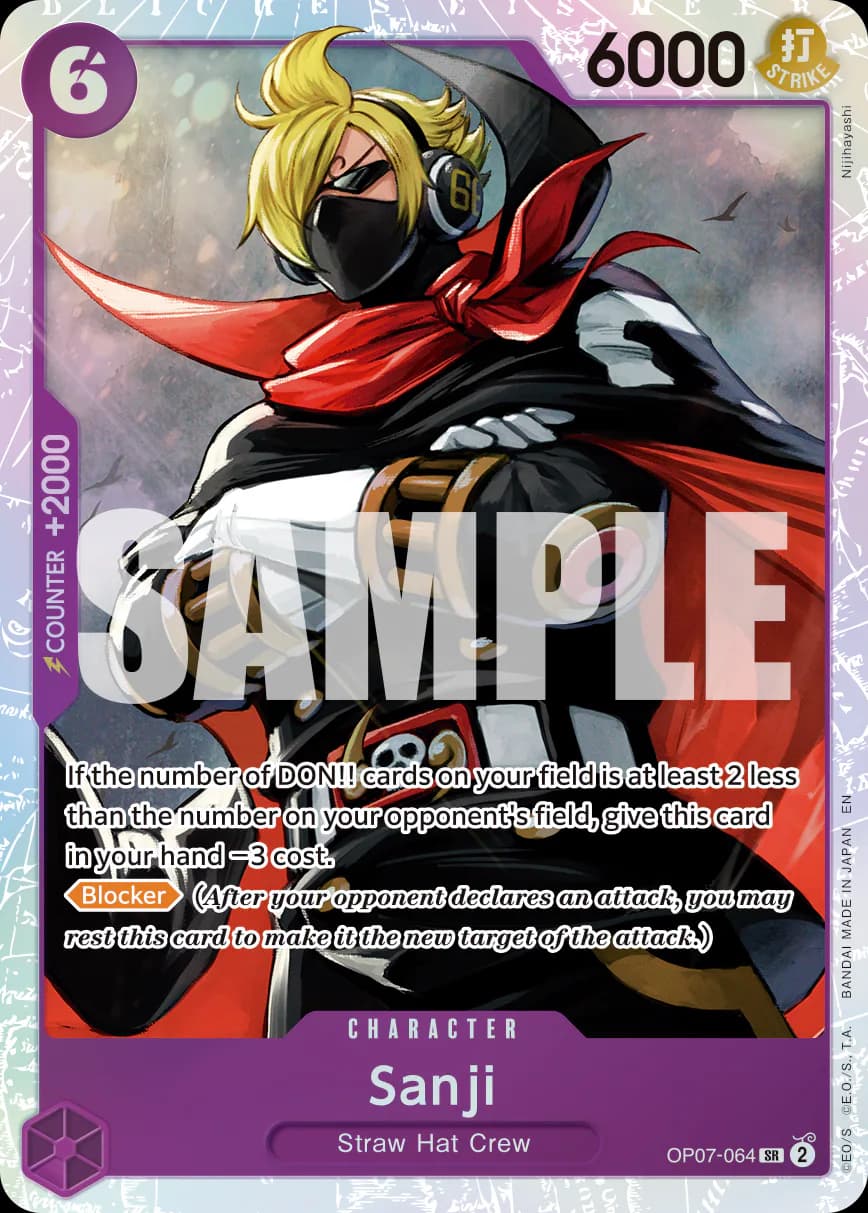 Sanji OP07-064 Official alternate printing r1