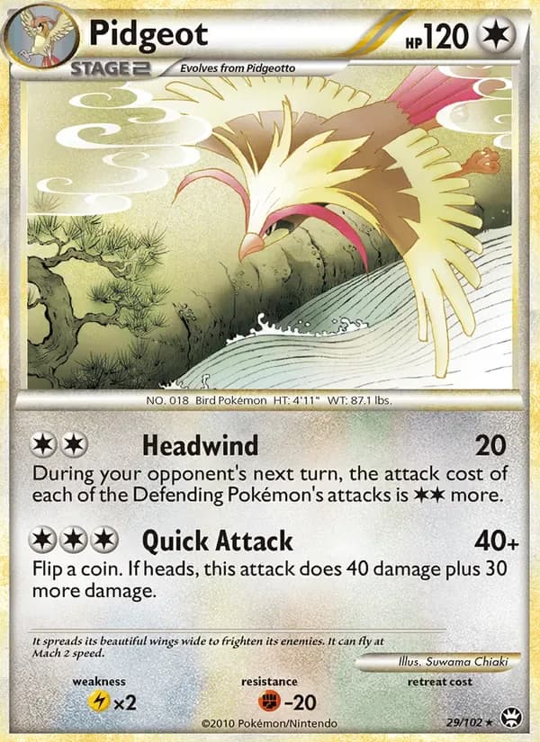 Pidgeot 29/102 from Triumphant