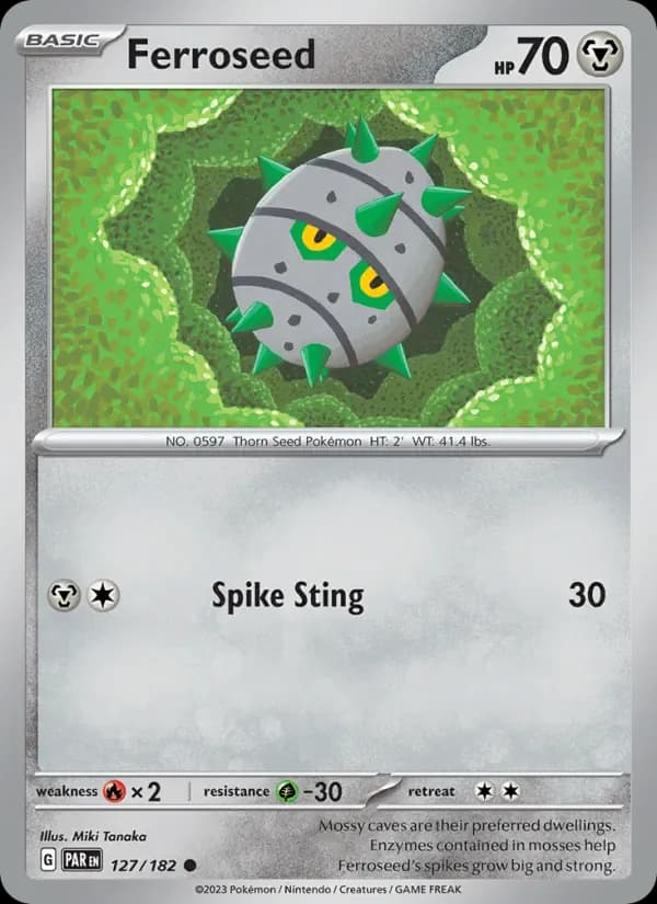 Ferroseed 127/182 from Paradox Rift