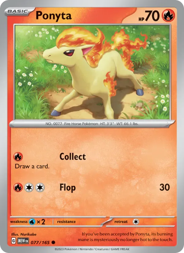 Ponyta 077/165 from Pokemon 151