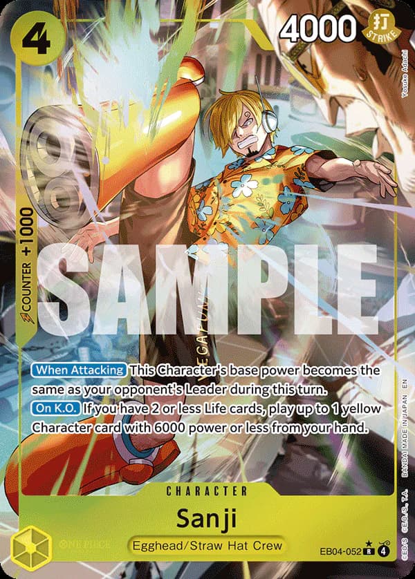 Sanji EB04-052 Official alternate printing 1