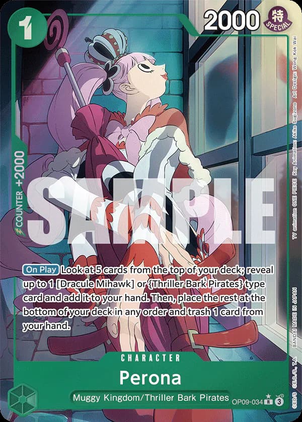 Perona OP09-034 Official alternate printing 1
