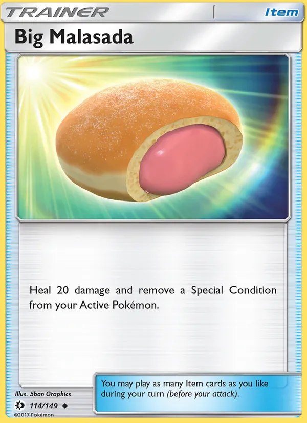 Big Malasada 114/149 from Sun & Moon Base Set