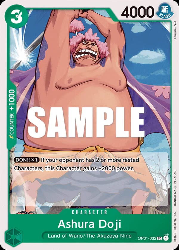 Ashura Doji OP01-032 Standard printing