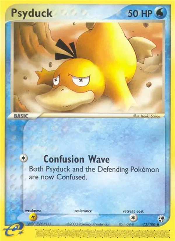 Psyduck 73/100 from EX Sandstorm
