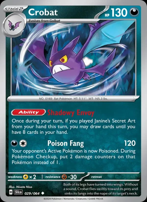 Crobat 029/64 from Shrouded Fable
