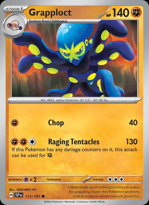 Grapploct 113/191 from Surging Sparks