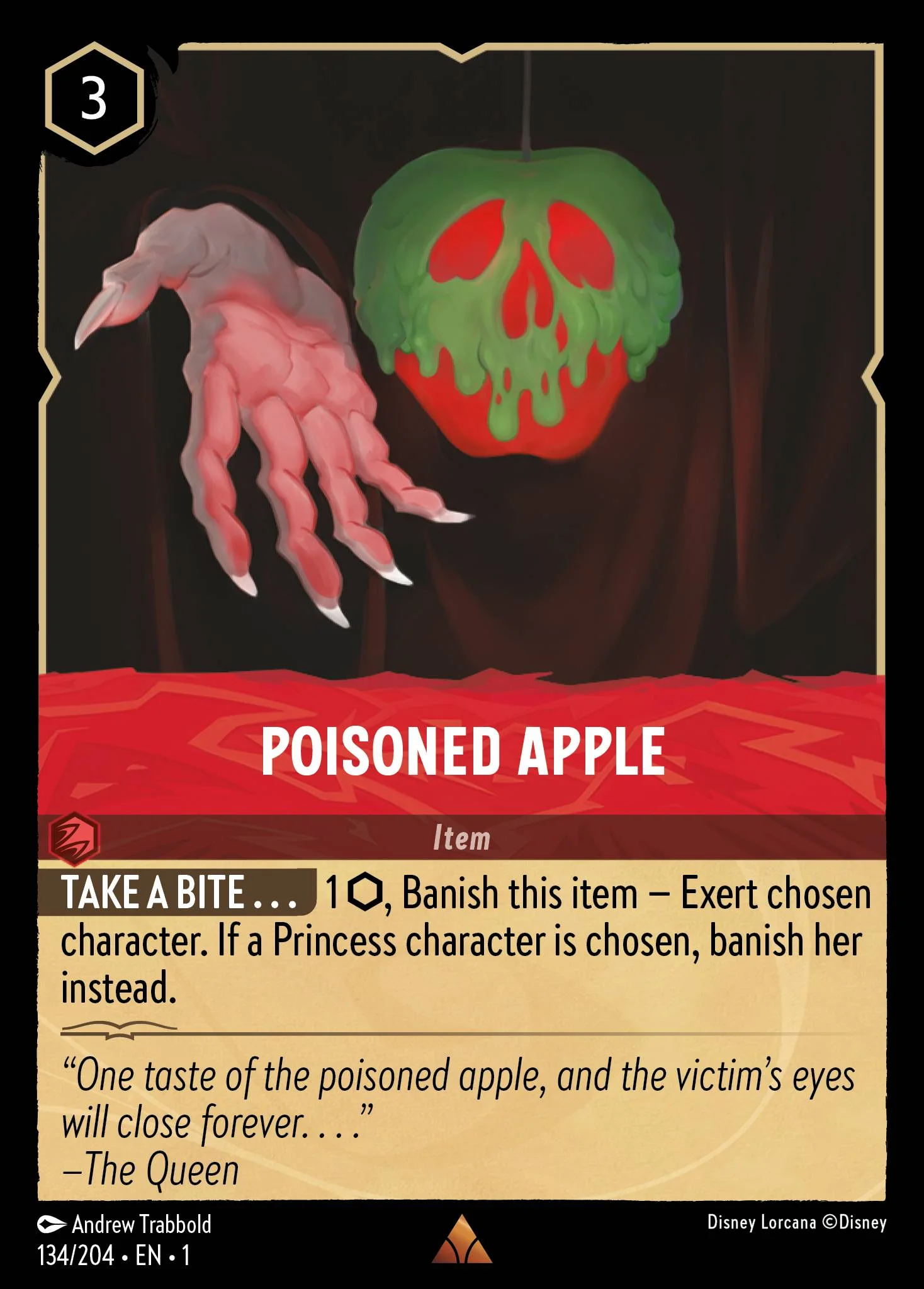 Poisoned Apple 134/204 from The First Chapter