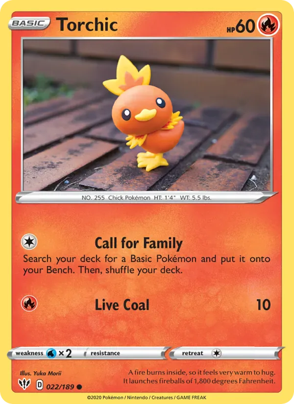 Torchic 22/189 from Darkness Ablaze