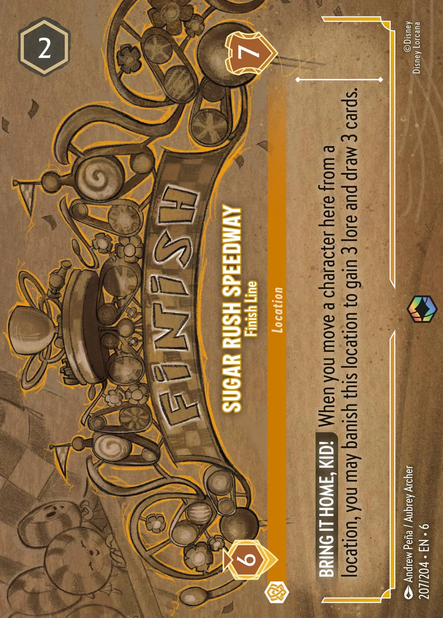 Sugar Rush Speedway - Finish Line 207/204 from Azurite Sea